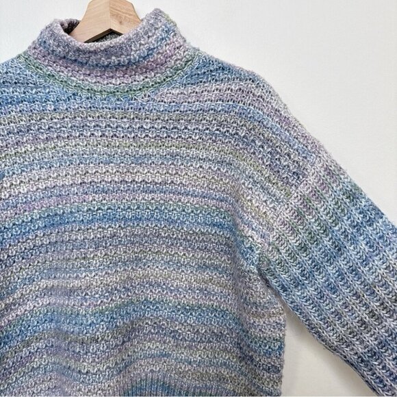 Club Monaco Womens Medium Spacedye Texture Wool-Blend Sweater - Picture 7 of 16